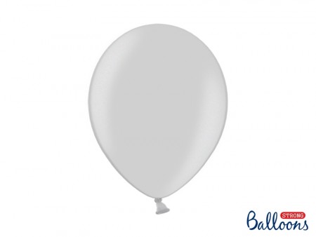 Ballonger 10stk 30cm Sølv Metallic