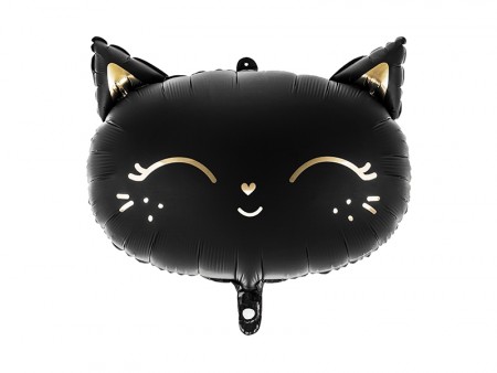 Folieballong Svart Katt 48x36cm