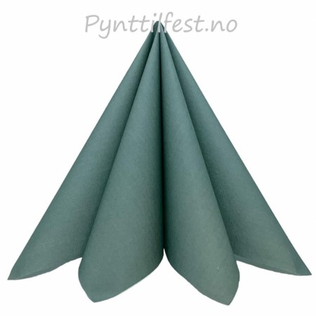 Servietter Textile Touch Dusty Green 12stk