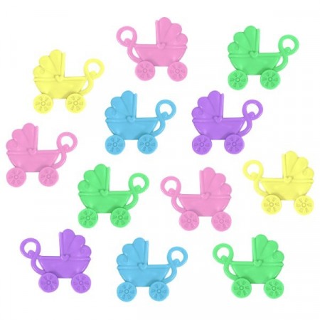 Babyshower Multi Barnevogn Charms 12 stk