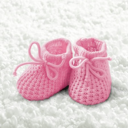 Serviett Baby Girl Booties Lunsj 20stk